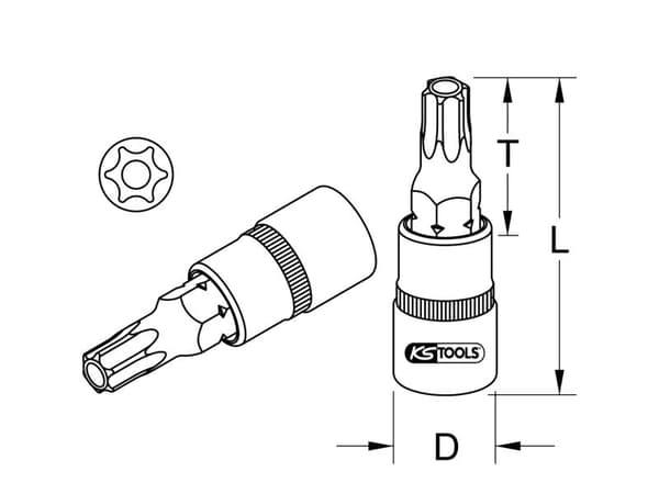 KS Tools 9181727 hylsnyckel