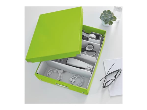Leitz Click & Store WOW Medium - Förvaringsbox - grön