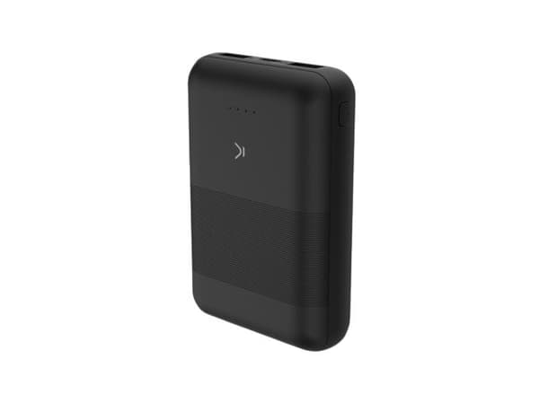 Ksix BXBA10000SM02, 10000 mAh, Lithium Polymer (LiPo), Sort