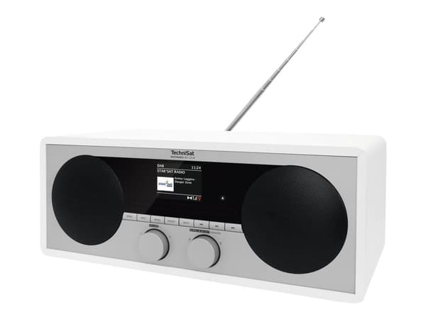 TechniSat DigitRadio 451 CD IR - Ljudsystem - 2 x 15 Watt - vit