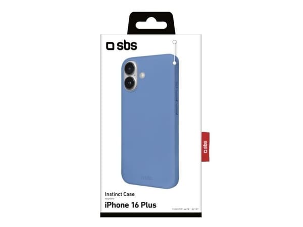 SBS Instinct-deksel til iPhone 16 Plus - blå