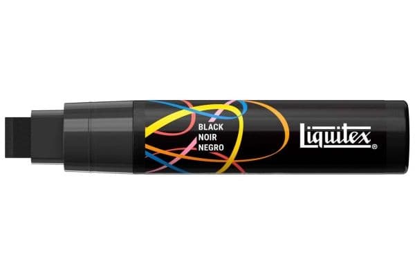 LQX markør 15 mm sort