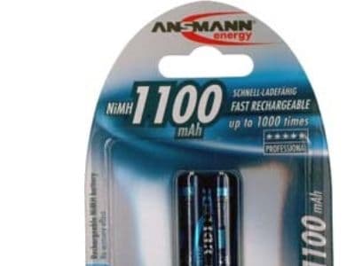 ANSMANN Micro - Batteri 2 x AAA - NiMH - (oppladbart) - 1100 mAh