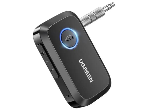 Ugreen CM596 Bluetooth 5.3 AUX lydmottaker - svart