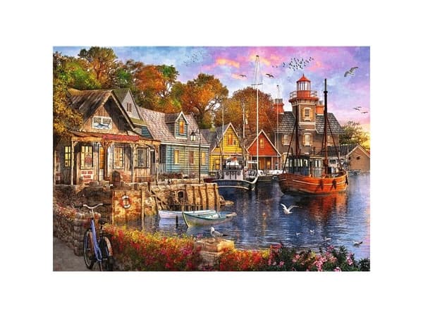 Trefl Puzzle 1000 elementtiä Premium Plus Seaside Corner -palapeli