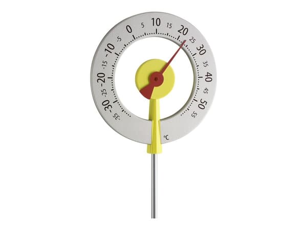 TFA Lollipop - Termometer - analog - sølv, anthracite with black pointer