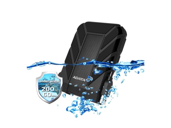 ADATA HD710 Pro - Hårddisk - 4 TB - extern (portabel) - USB 3.1 - svart