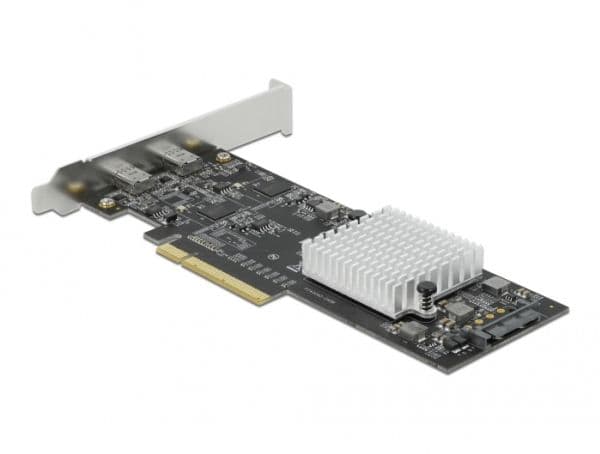 Delock - USB-adapter - PCIe 2.0 x8 lavprofil - USB-C 3.2 Gen 2x2 x 2