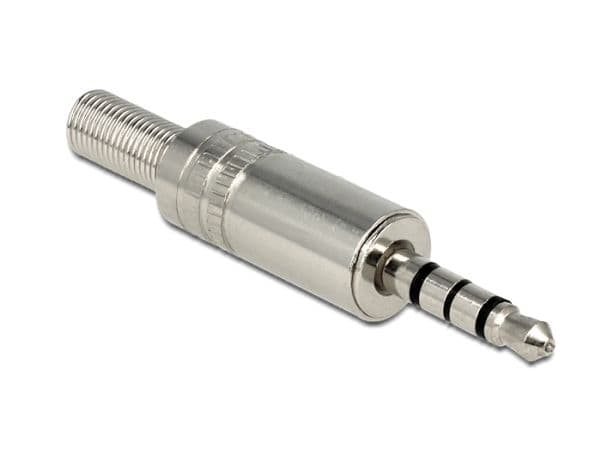 DeLOCK 65546, 3.5 mm, Hopea, Metalli