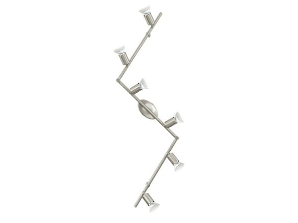 EGLO BUZZ-LED spotlight i borstat stål, 6L