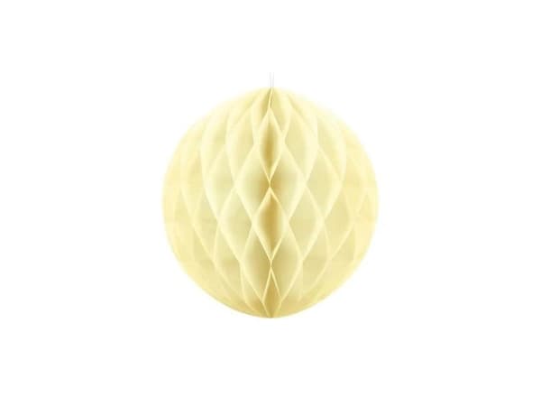 Krem papirvifteball 20 cm