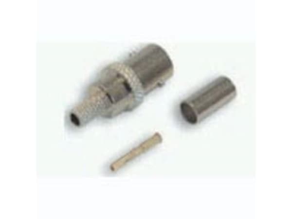TE Connectivity jack Cable Mount BNC Connector, 50?, Crimp Termination, Straight Body