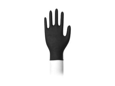 Undersökningshandske, ABENA Classic Sensitive, L, svart, nitril - (100 st.)