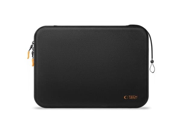 Tech-Protect Hardpouch for 15-16 Laptops - Black and Orange