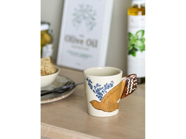 Hezha Cup, naturell, stengods
