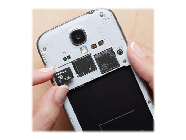 PNY Performance Plus - Flashminnekort - 128 GB - Class 10 - microSDXC