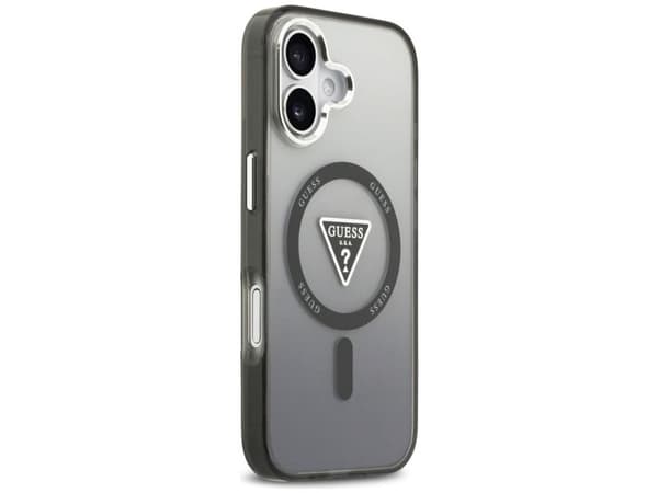 Etui Guess IML Gradient Triangle LogoMagSafe do iPhone 17 czarny