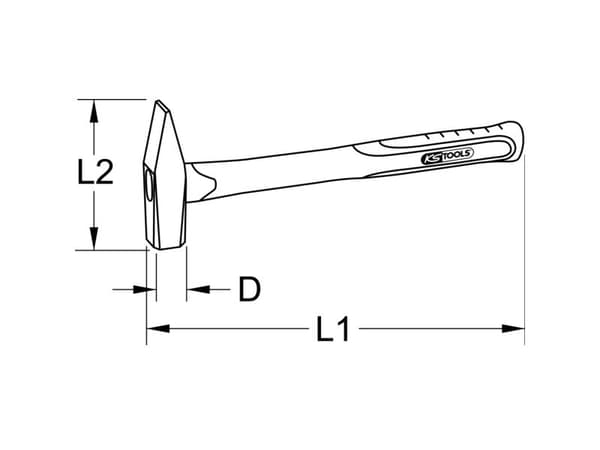 KS Tools 142.1221, Stål, Stål, 30 cm, 1 styck