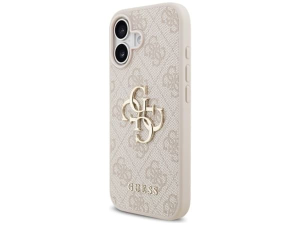 Guess 4G Big Logo-deksel til iPhone 17, rosa