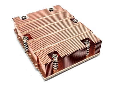 Dynatron J2 - Kylfläns för processor - passiv - (för: Socket SP5) - koppar med ångkammartopp - 1U