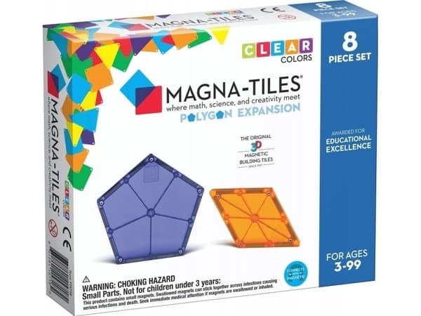 Magna-Tiles Polygons 8 pcs expansion set