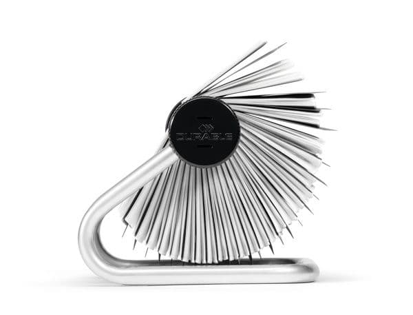 Durable 248123, 400 kort, Silver, 104 x 72 mm