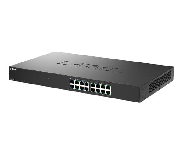 D-Link DMS-1016 - Switch - 16 x 10/100/1000/2.5G - stasjonær, rackmonterbar