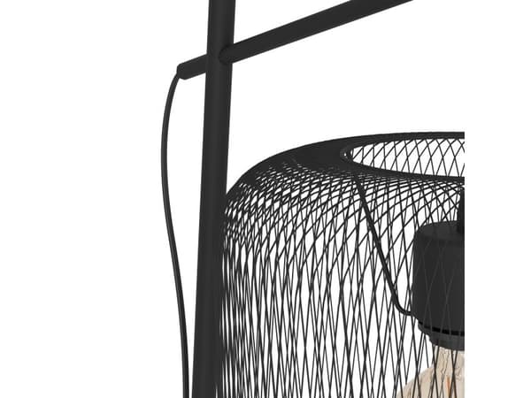 EGLO WRINGTON gulvlampe E27 H1940 sort