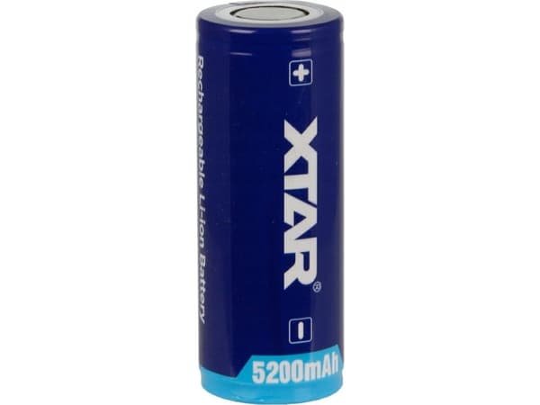 Xtar Xtar 26650 5200mAh 3.6V - 3.7V suojattu ( PCB )