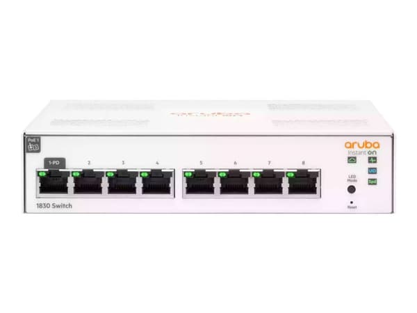 HPE Networking Instant On 1830 8G managed switch EU (fläktfri) 0dB