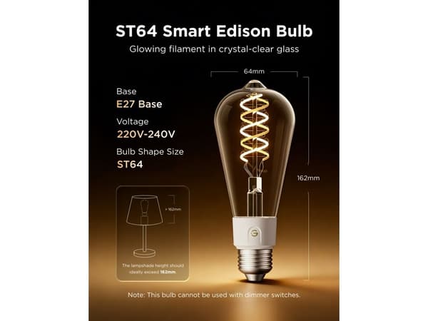 Govee E27 smart Edison-lampa 500lm