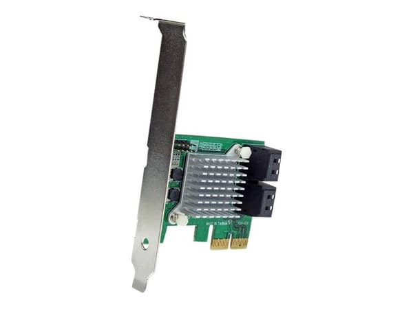 StarTech.com 4 Port PCI Express 2.0 SATA III 6Gbps RAID-ohjainkortti HyperDuo SSD Tiering - PCIe SATA 3 Controller Adapter (PEXSAT34RH) - Styreenhe...