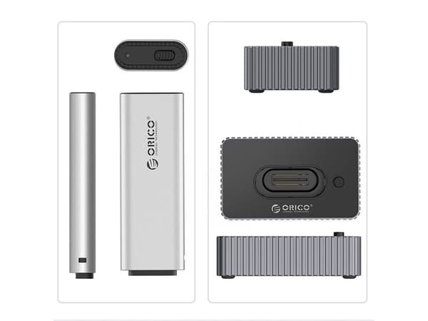 M.2 NVME Drive Docking Station - Grå