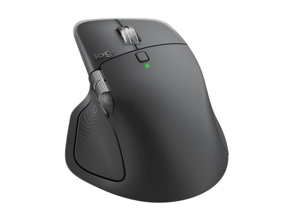 Logitech MX Master 4, Oikeakätinen, Laser, RF Wireless + Bluetooth, 8000 DPI, Grafiitti