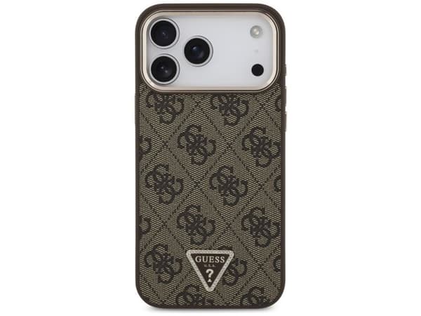 Guess 4G Triangle Logo MagSafe Case for iPhone 17 Pro Max / 18 Pro Max - Brown