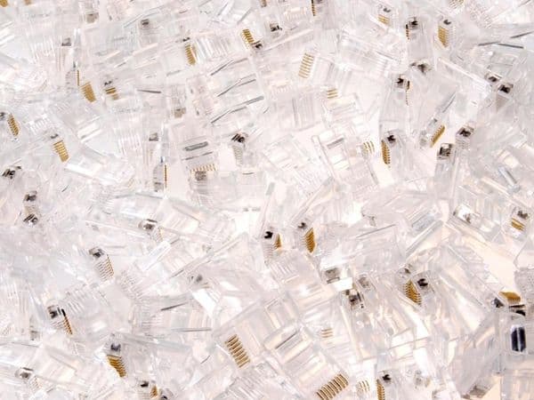 Maclean Plug RJ45 8P8C 5e strängar 100 st (MCTV-663 kpl)