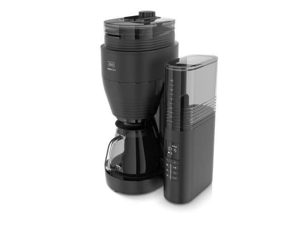 Melitta AromaFresh X (svart matt/silver, med kvarn)