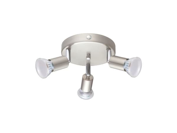 EGLO MINI rondell i borstat stål - 3L