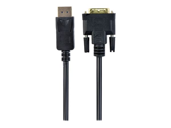 Cablexpert CC-DPM-DVIM - Näytön kaapeli - DisplayPort (han) til DVI-D (han) - 1.8 m - formet - sortti