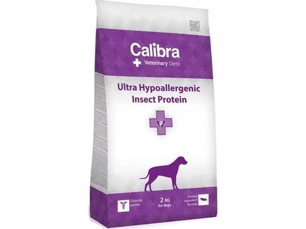 CALIBRA Veterinary Diets Ultra Hypoallergenic Insect - tørfoder til hunde - 2 kg