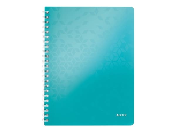 Notesblok Leitz WOW PP A4 linjeret 80 gram 80 ark Isblå - (6 stk.)