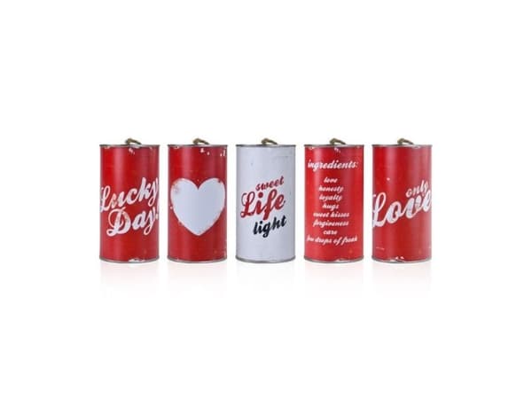 Retro hääpurkit, 5 kpl