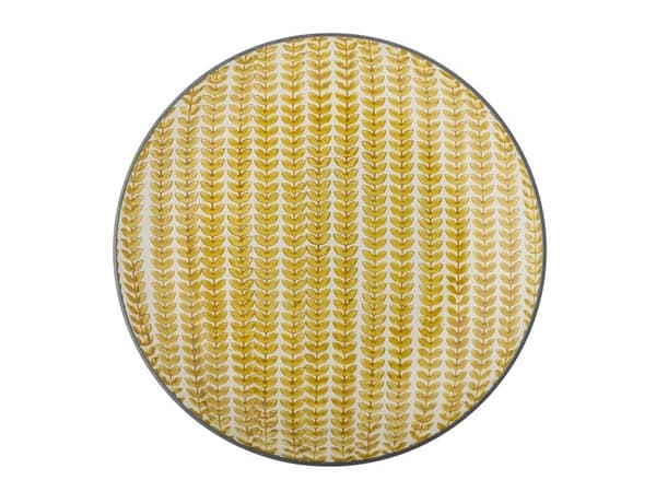 Bloomingville CREATIVE COLLECTION Maple tallrik, gul, stengods