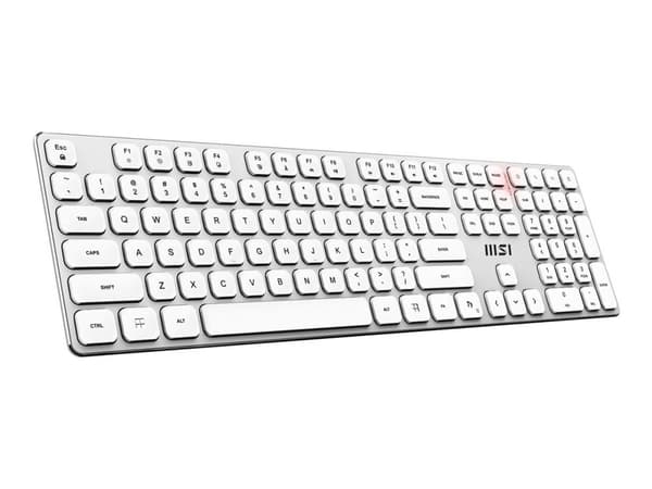 MSI FORGE K210 Combo White DE  Keyboard-Maus Combo, wireless
