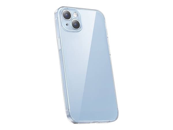 Baseus Baseus Crystal Series-deksel til iPhone 14 Plus + herdet glass
