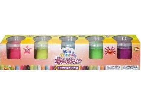 Glittrig plastmassa 5 färger