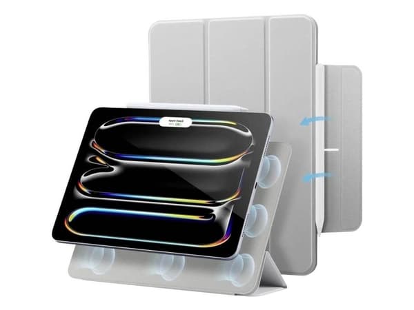 ESR magnetisk deksel til iPad Pro 11 (2025 & 2024) grå