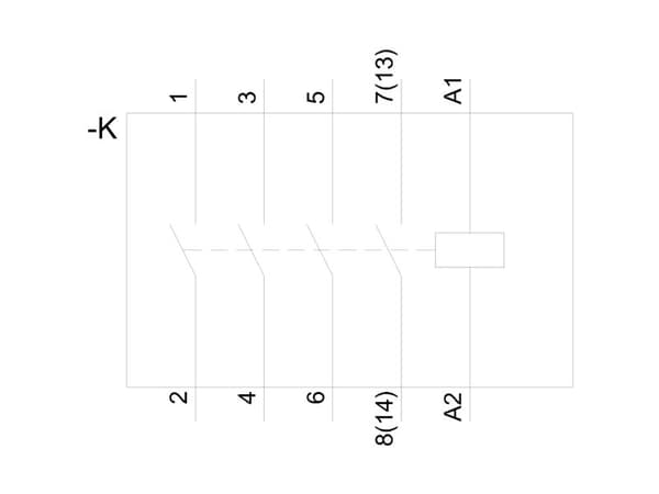 Kytkin Sentron 5TT 40A 4P 230V 4nolla