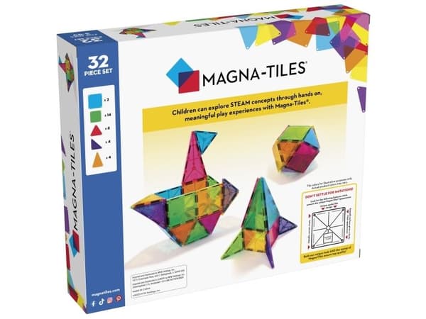 Magna-Tiles Clear Colours 32 pcs - (90208)