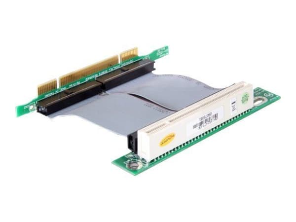 Delock Riser card PCI 32 Bit with flexible cable left insertion - Stigekort